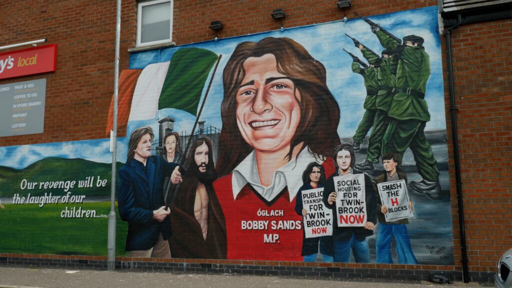 Bobby Sands mural at Twinbrook